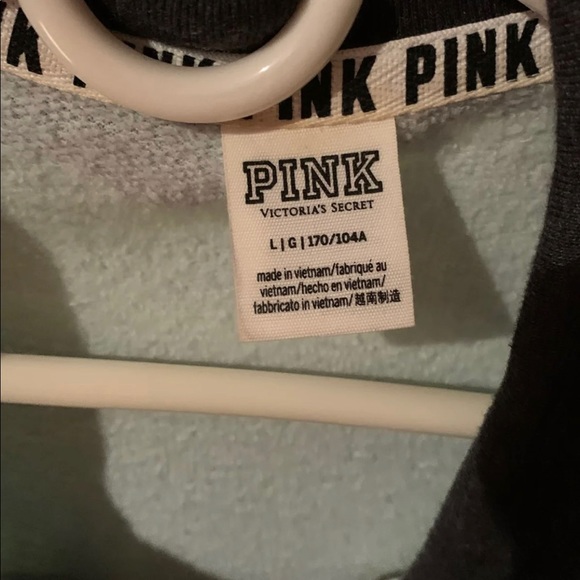 PINK color block zip up - Picture 4 of 4